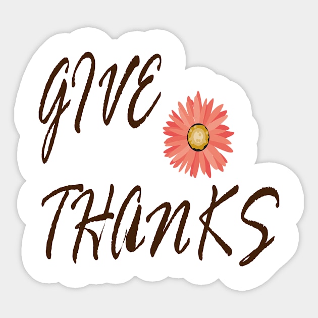 Give Thanks Sticker by FlorenceFashionstyle